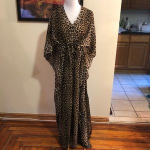 Rachel Zoe Leopard Caftan Dress